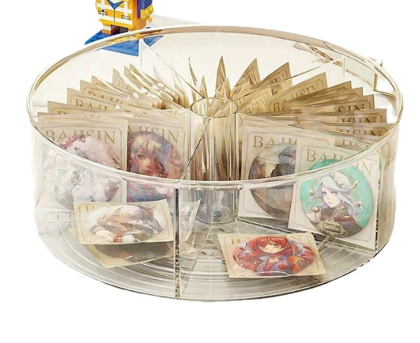 Rotating Acrylic Card Organizer