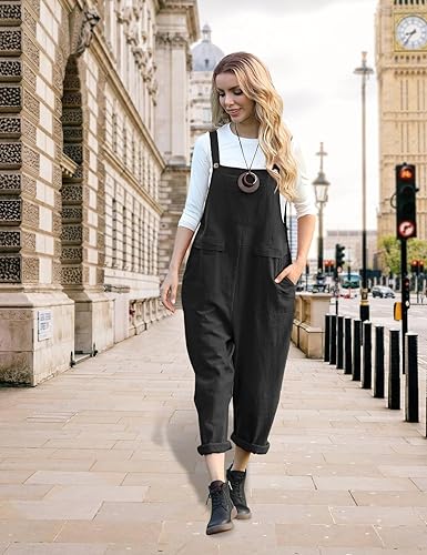 Women's long casual loose bikini pants work clothes loose jumpsuit