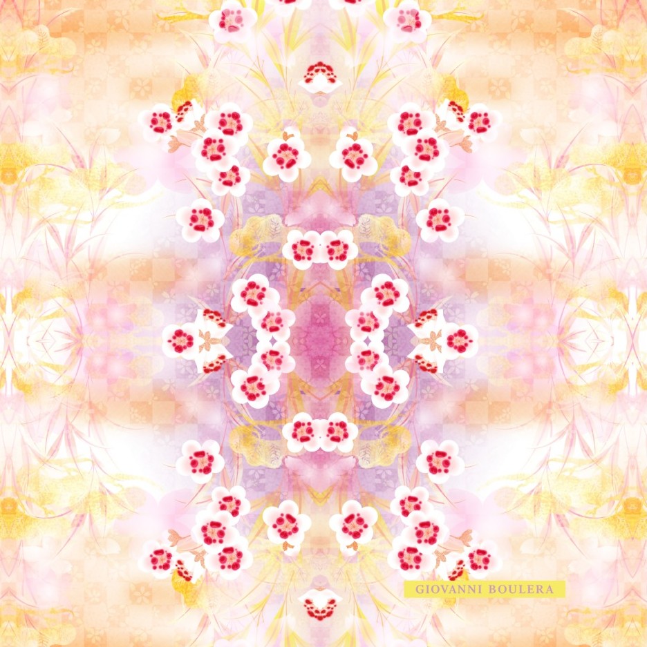 Modern Tasarım Çiçek Desenli Twill İpek Eşarp