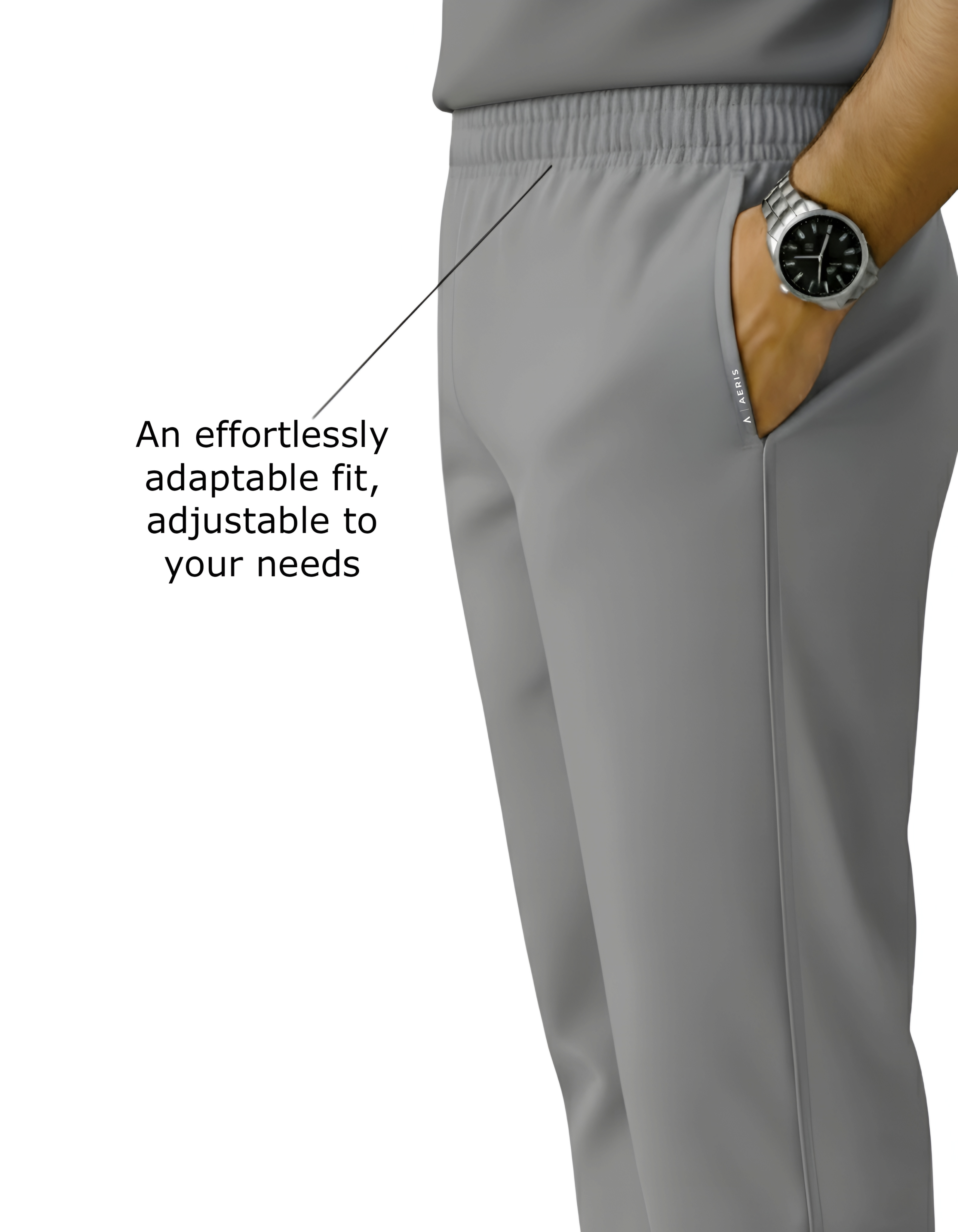 Classic Women's V-Neck Scrub - Grey