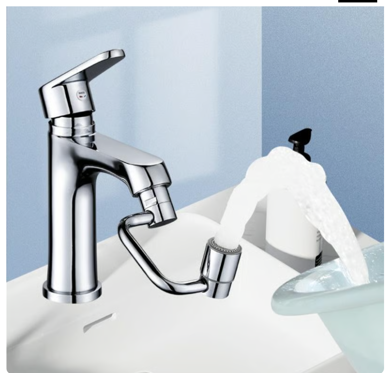 🚰Universal sink faucet✨1440° Rotatable Faucet Aerator Extension
