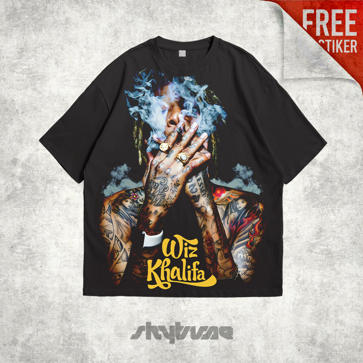 Wiz Khalifa Oversized T-Shirt