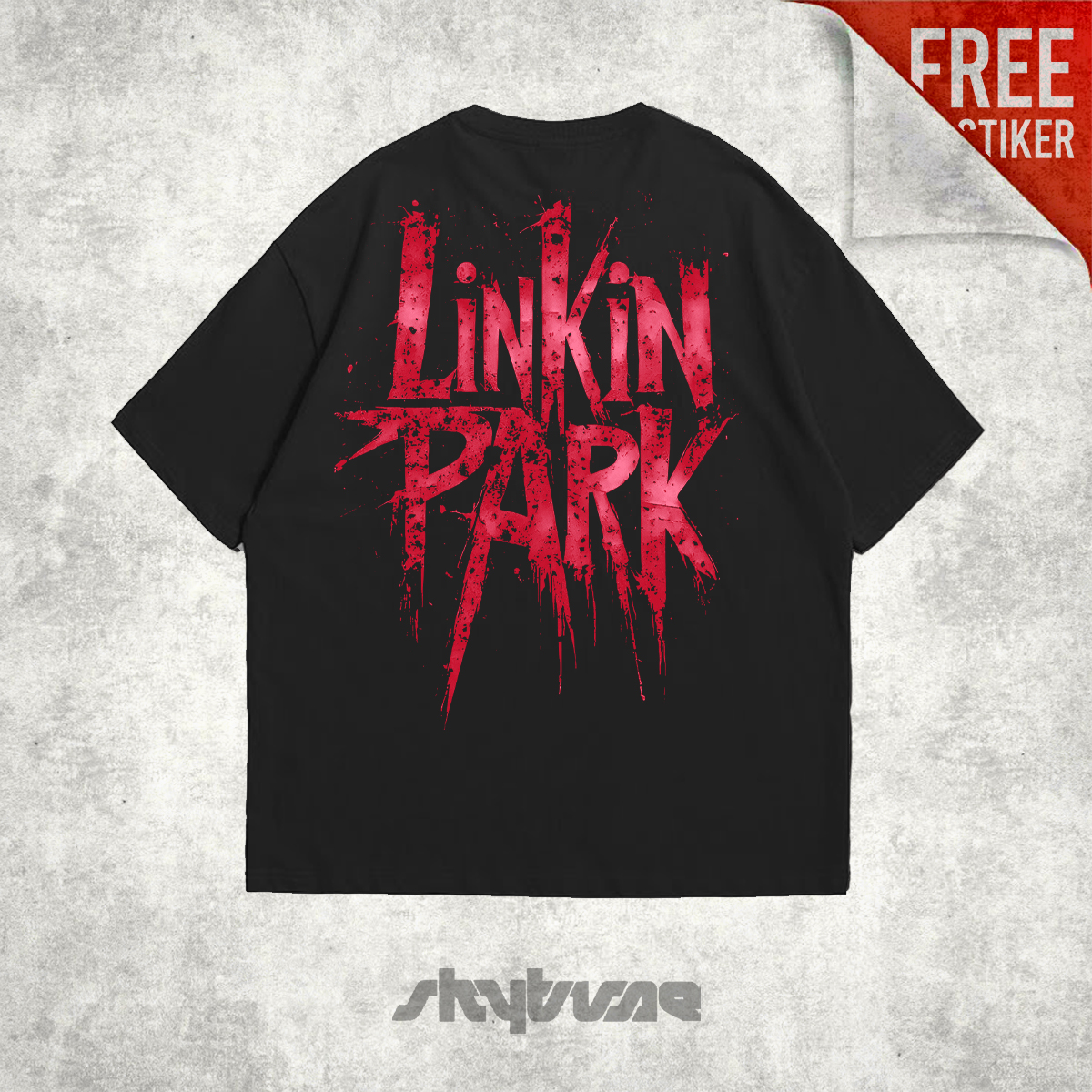 Linkin Park Bootleg Skull T-Shirt