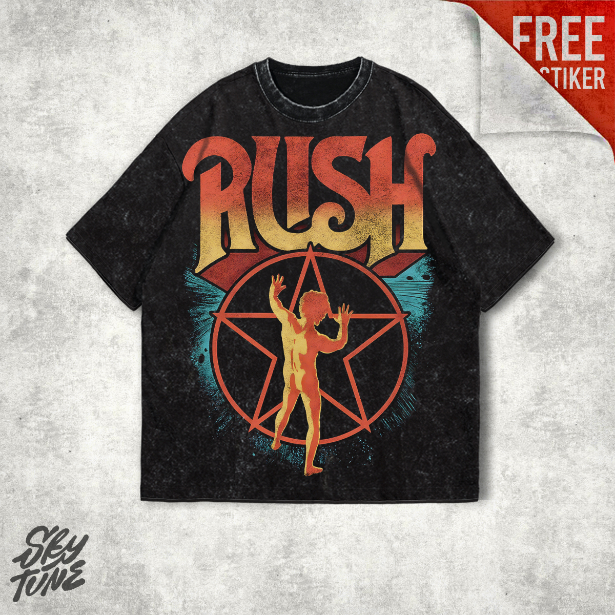 Rush Band Bootleg Starman T-Shirt