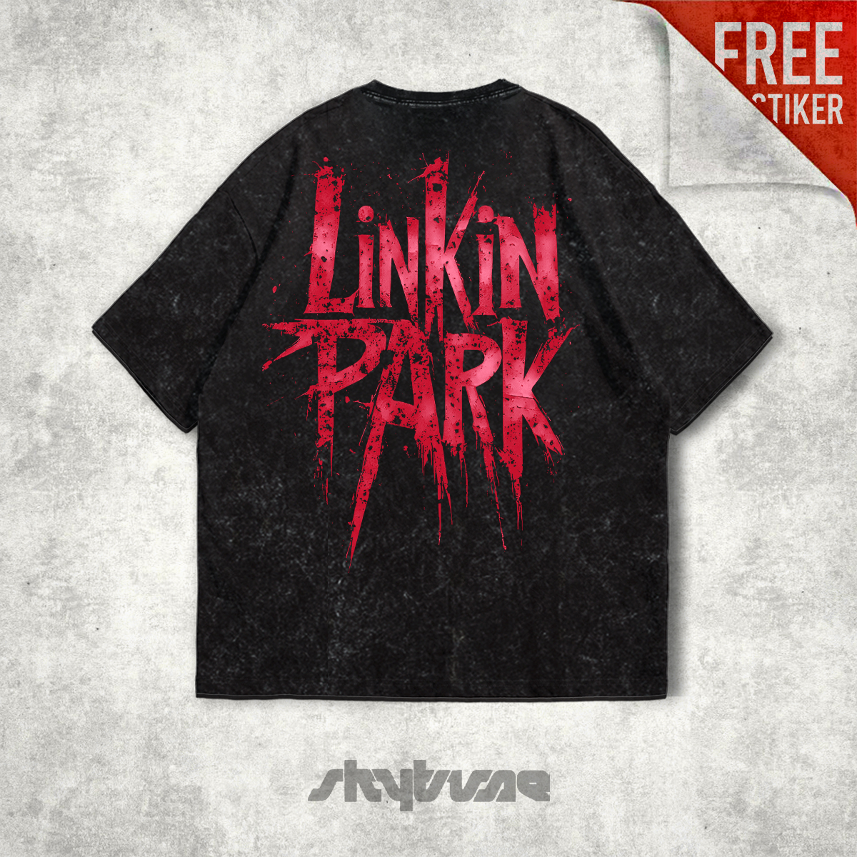Linkin Park Bootleg Skull T-Shirt