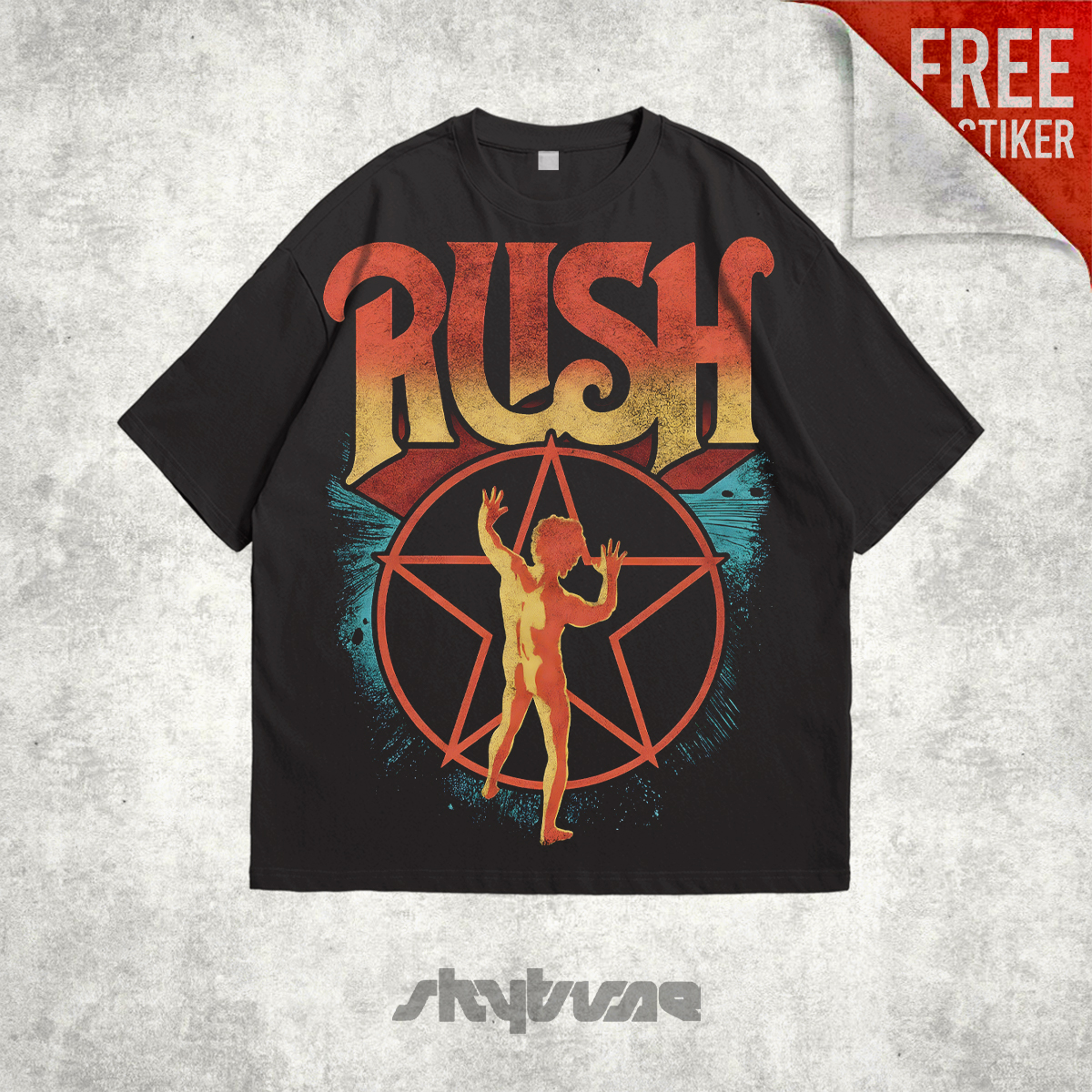 Rush Band Bootleg Starman T-Shirt