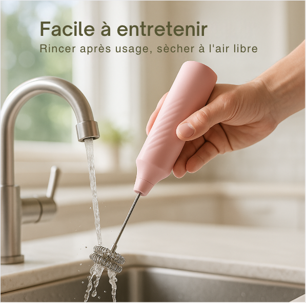 Mousseur à lait électrique-Fouet Électrique Rechargeable