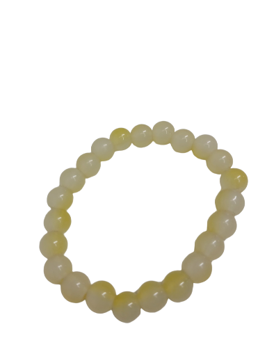 Yellow Jade Beaded Bracelet
