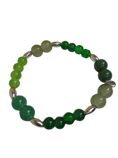 Green Beaded Bracelet