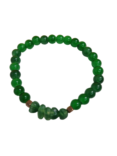 Green Jade Bead Bracelet