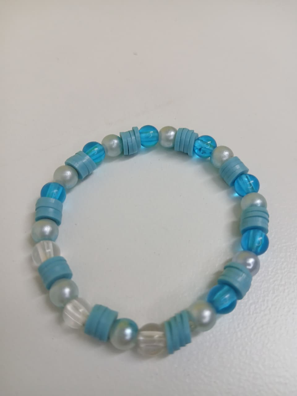 Blue Bead Bracelet