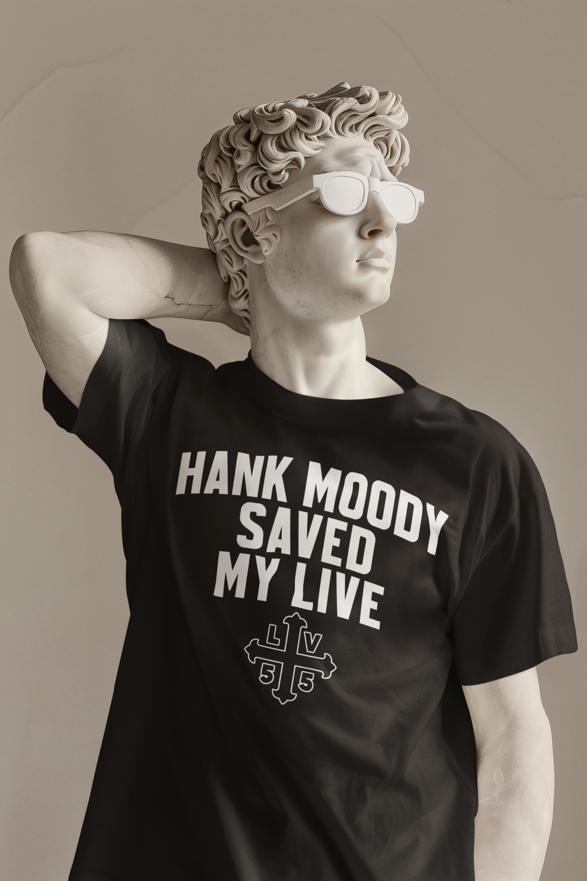 LEON VERRES "HANK MOODY SAVED MY LIFE" SHIRT
