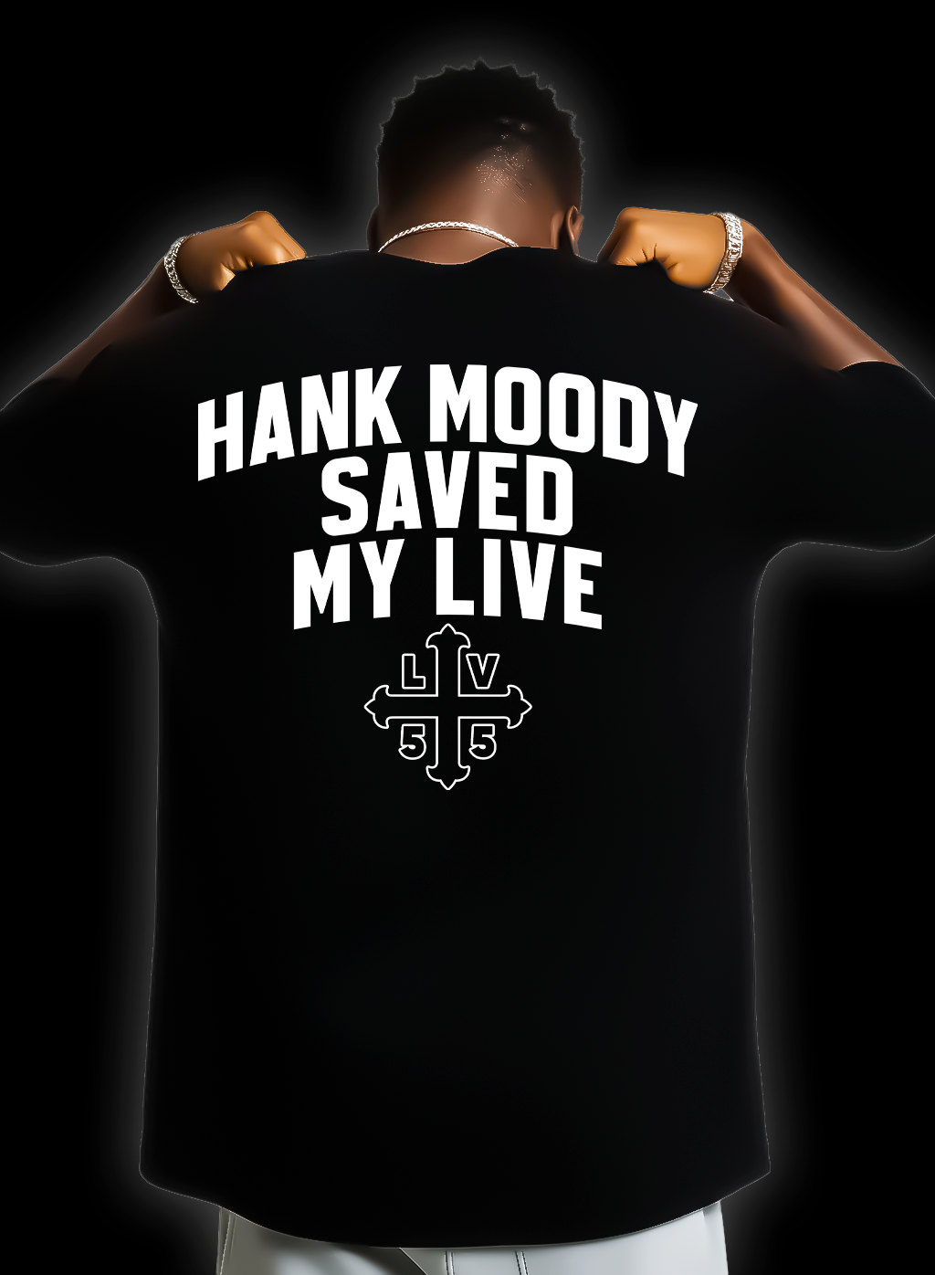 LEON VERRES "HANK MOODY SAVED MY LIFE" SHIRT