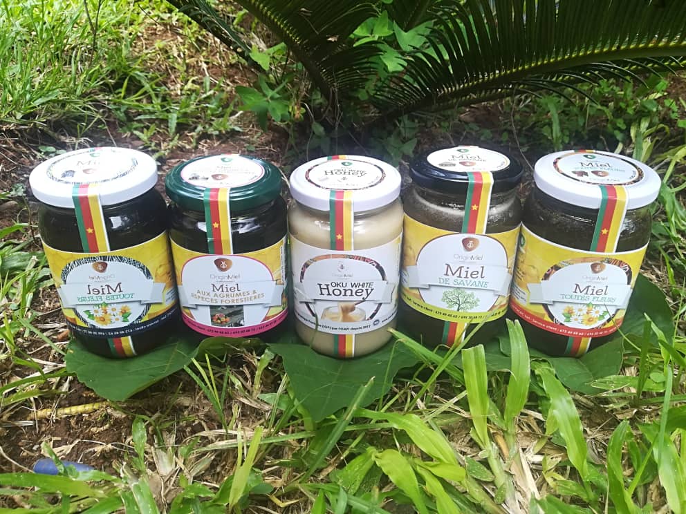 Pots de miel naturels