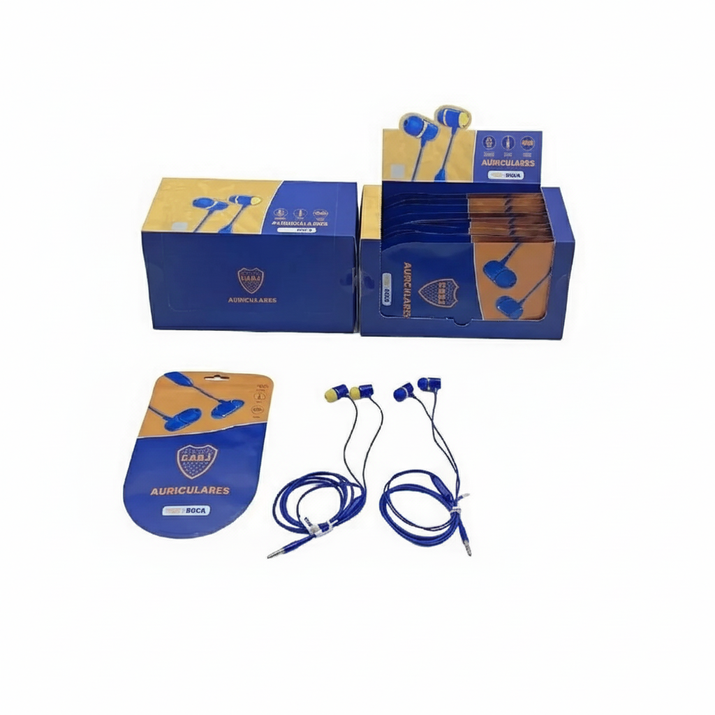 Auriculares de Boca Juniors
