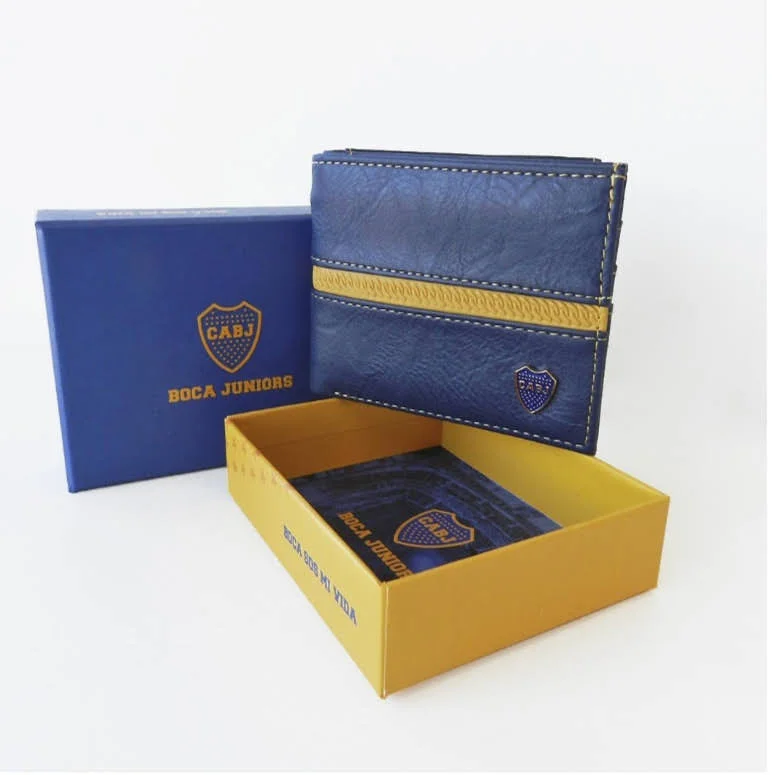 Billetera franja de Boca Juniors