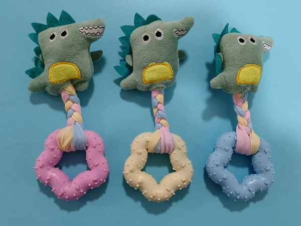 Mordedor dinosaurio para mascotas