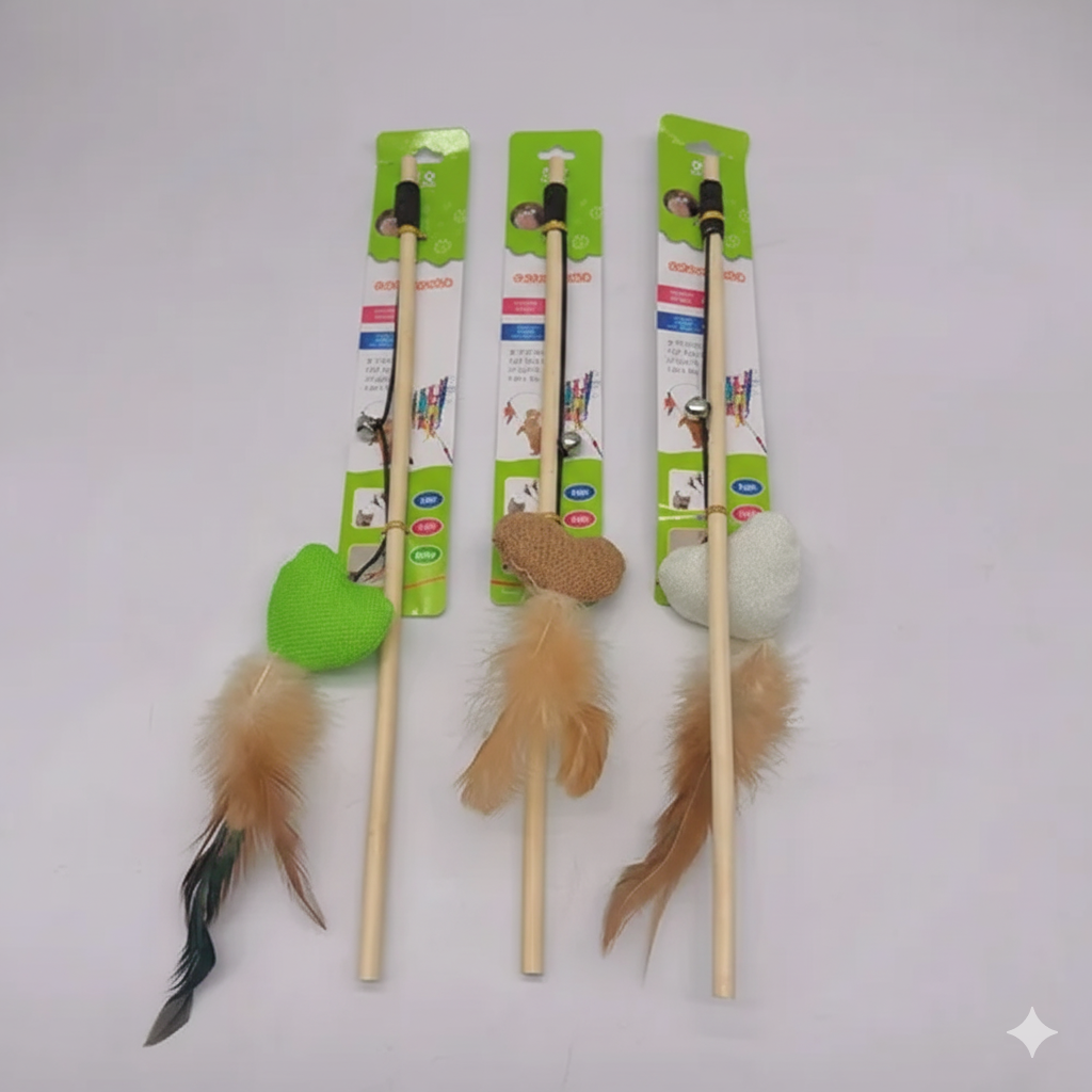 Juguete corazón interactivo para gatos