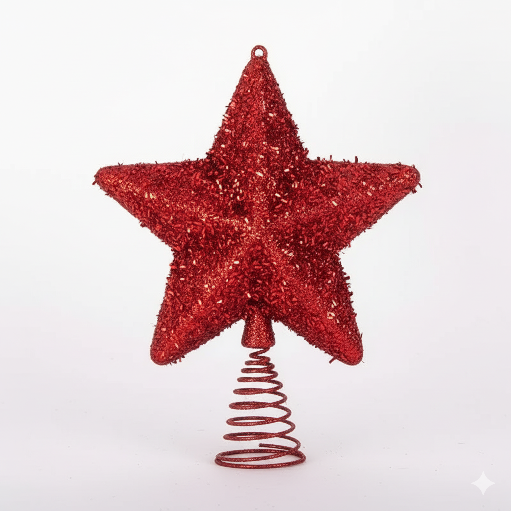 Estrella brillante rojo