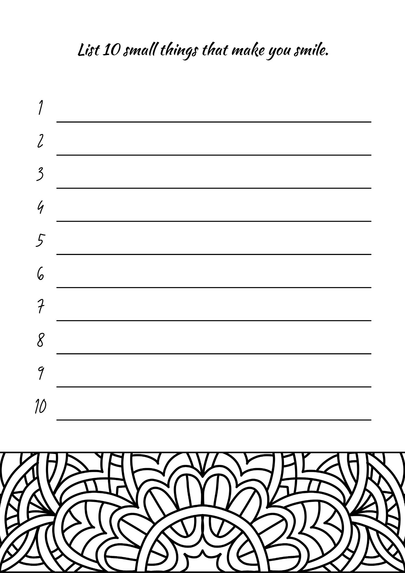 Self Care Coloring Book with Daily Journal