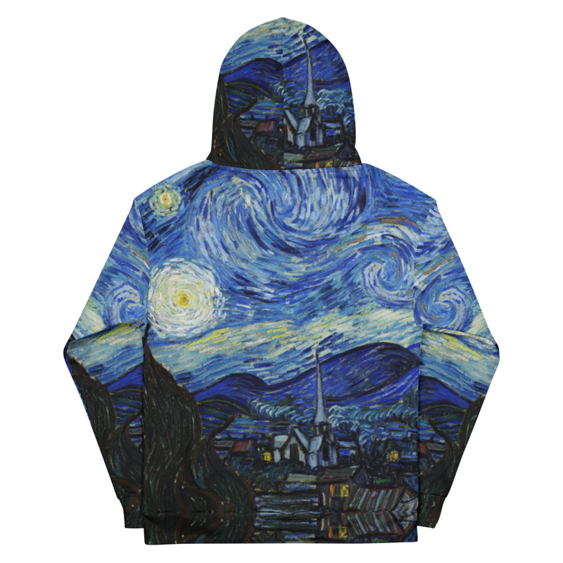 Vincent Van Gogh Unisex Premium Soft Cotton All-Over-Print Hoodie