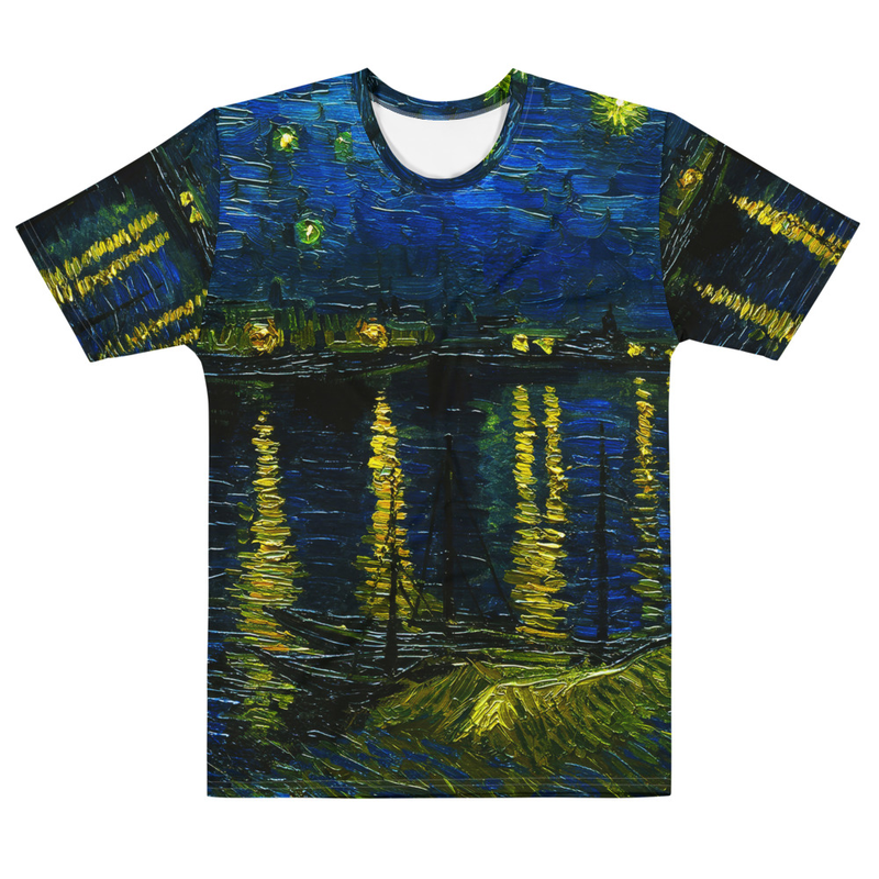Vincent van Gogh Men's Premium Soft Cotton All-Over-Print T-Shirt