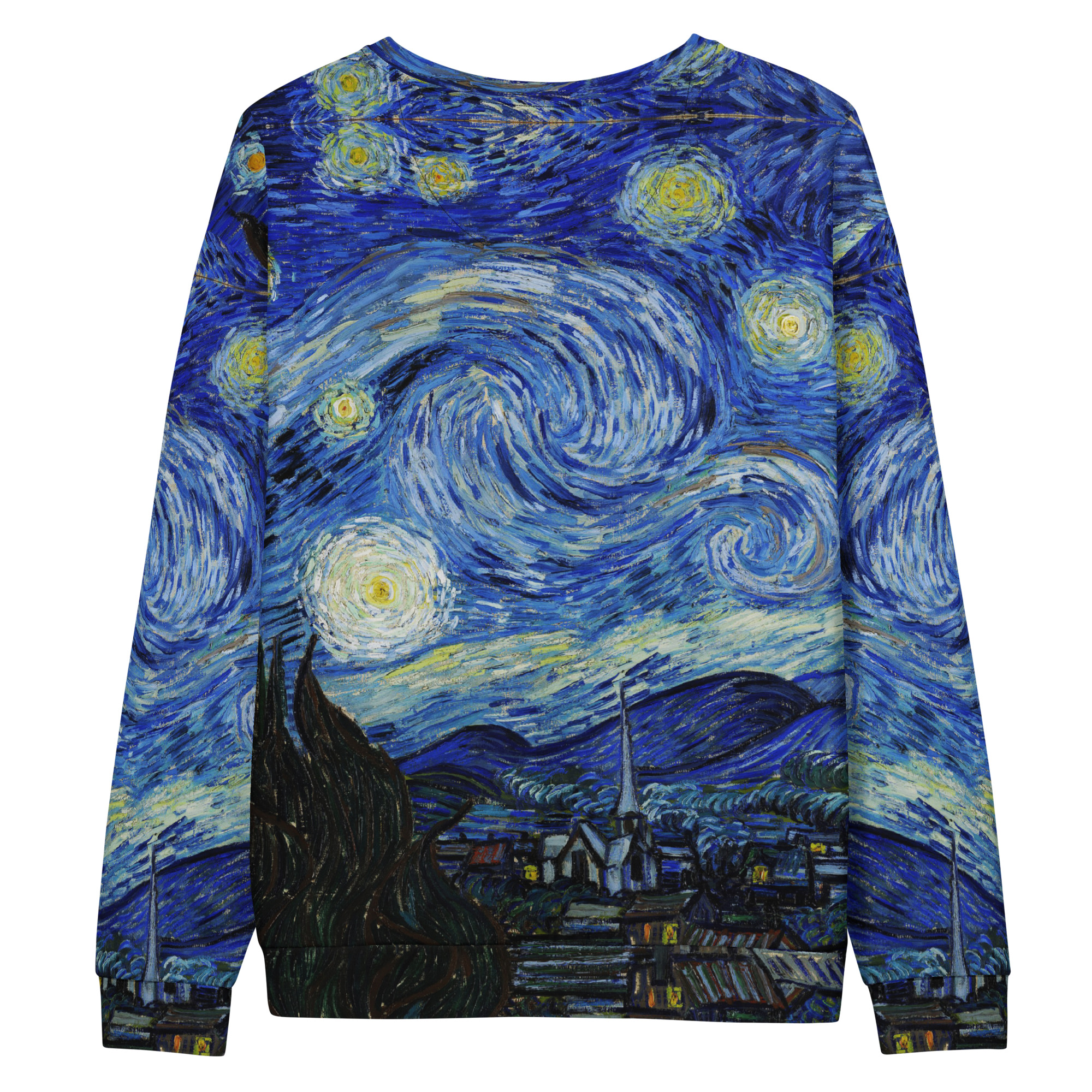Vincent van Gogh Sweatshirt All-Over-Print Cotton