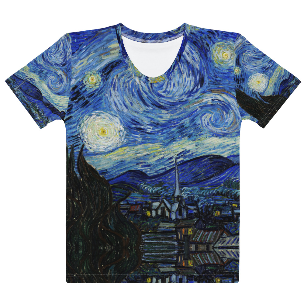 Vincent van Gogh T-Shirt All-Over-Print Cotton