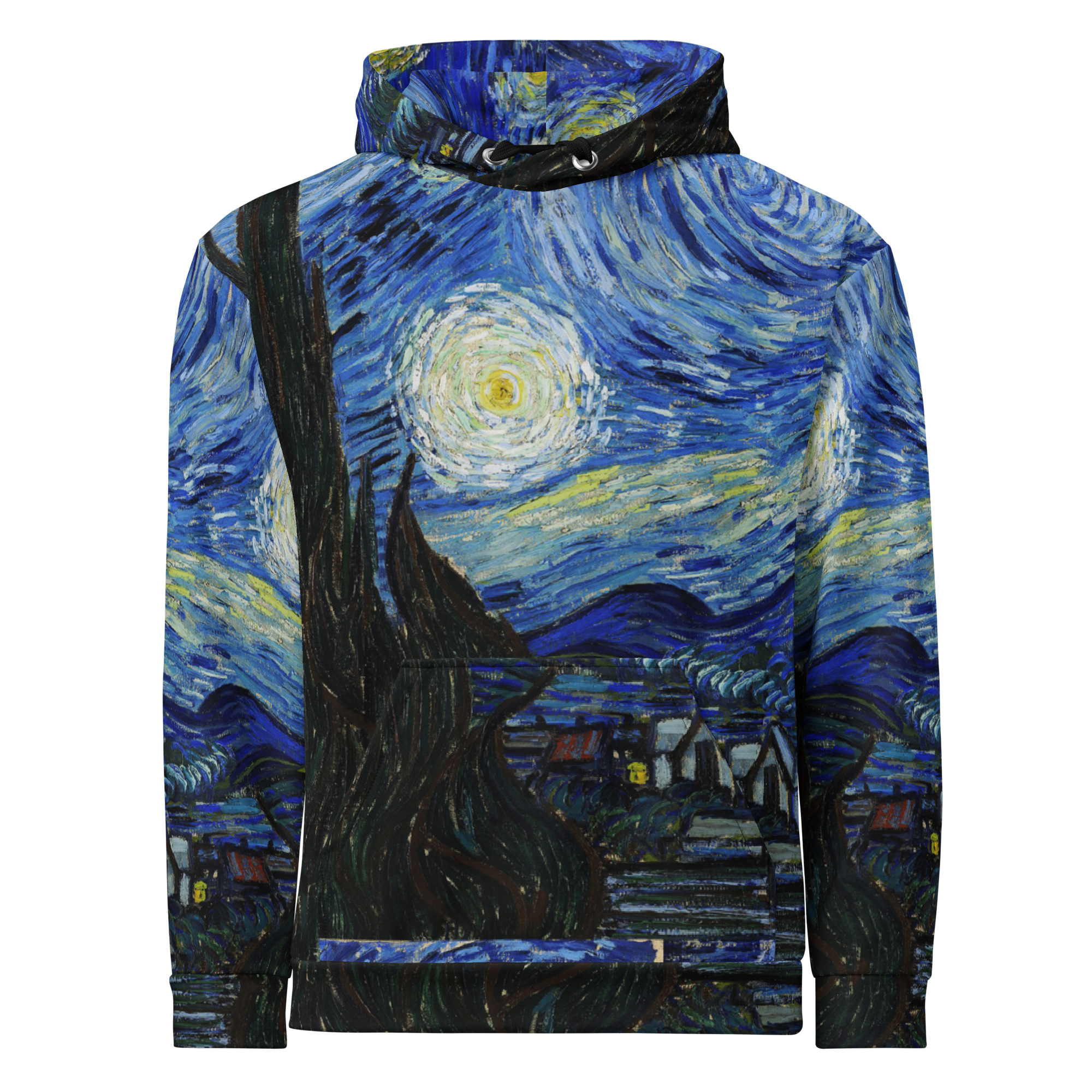 Vincent Van Gogh Unisex Premium Soft Cotton All-Over-Print Hoodie