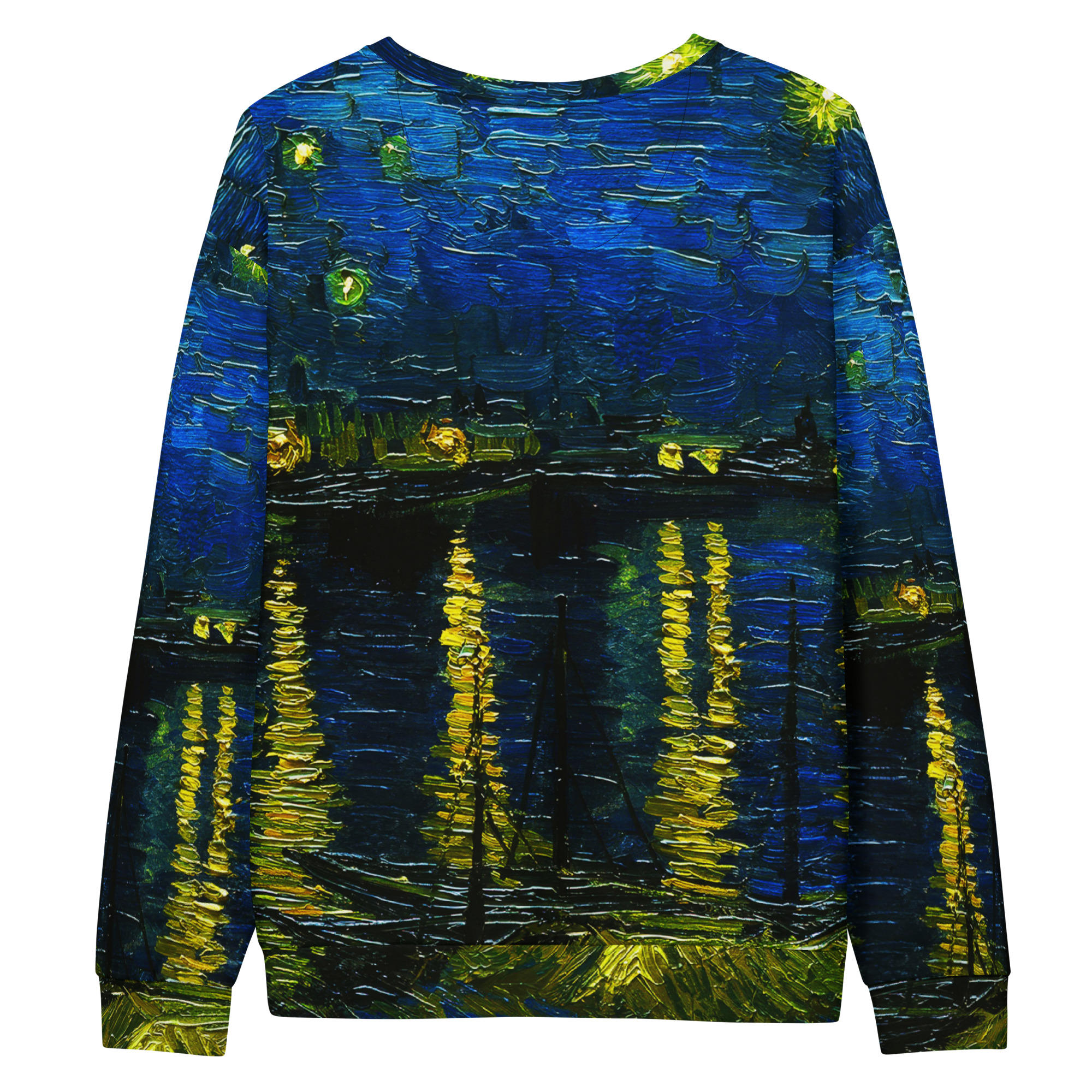 Vincent van Gogh Sweatshirt All-Over-Print Cotton