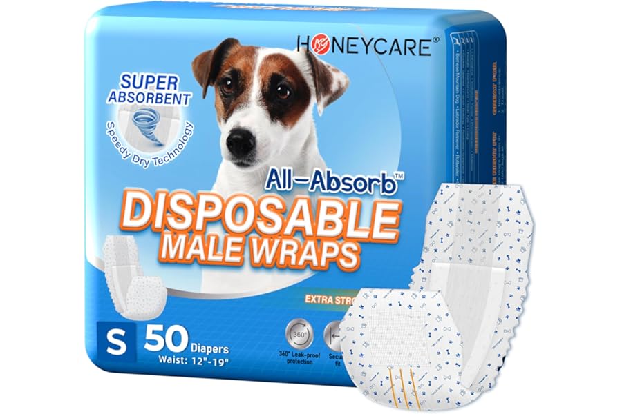 Honeycare All-Absorb Disposable Male Wraps