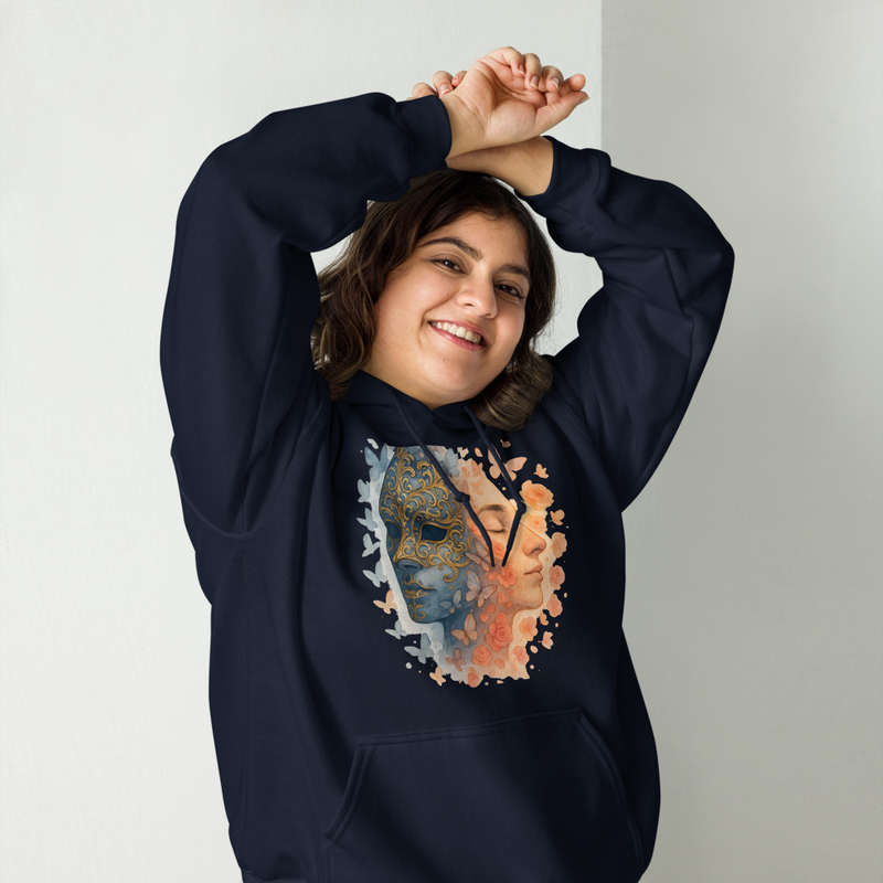 Unmasking is Freedom Hoodie | Autism ADHD Sweatshirt | Neurodivergent Liberation Pullover | Mental Health Awareness Hoodie