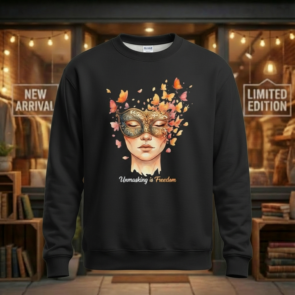 Unmasking the Freedom Sweatshirt | ADHD Autism Sweatshirt | Oversized Neurodivergent Hoodie | Comfort Colors