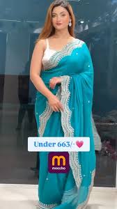 Elegant Blue Saree