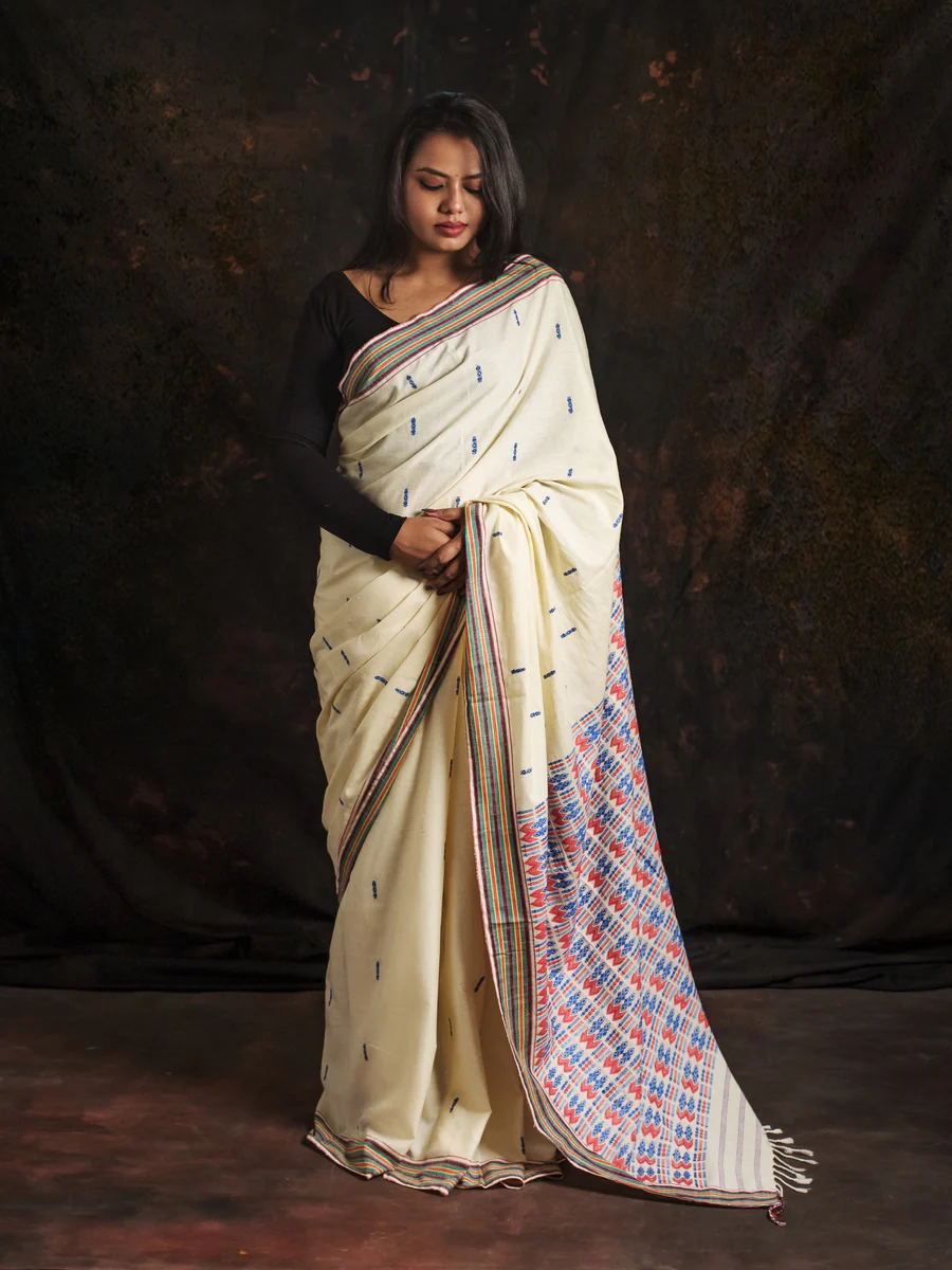 Handwoven Cotton Saree