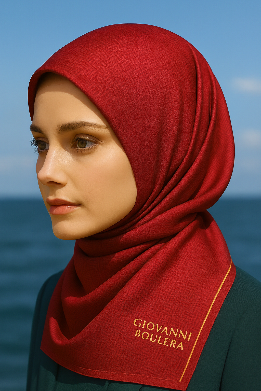 Giovanni Boulera Red Scarf