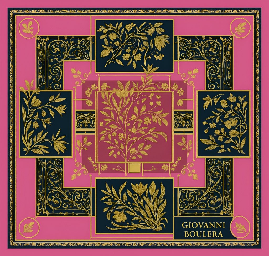 Giovanni Boulera Silk Scarf