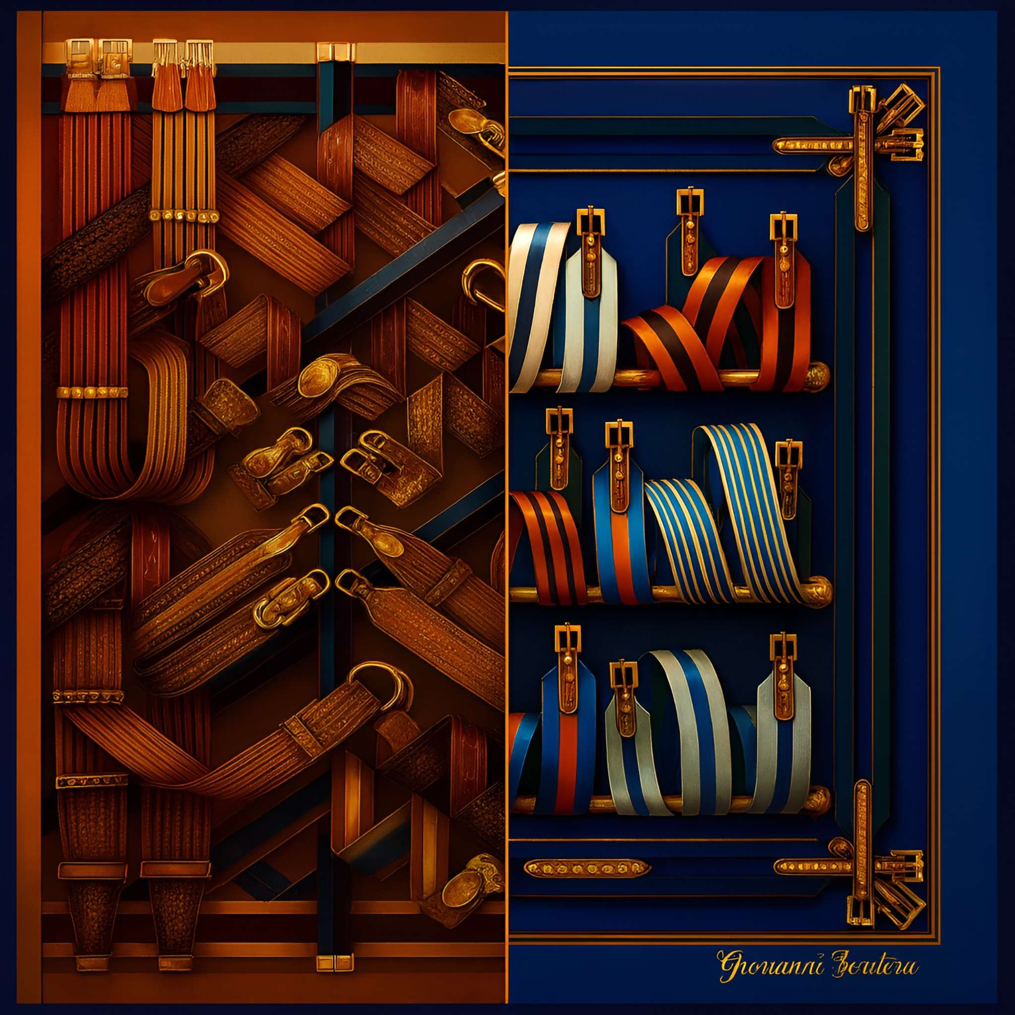 Luxury Leather Belts Collection