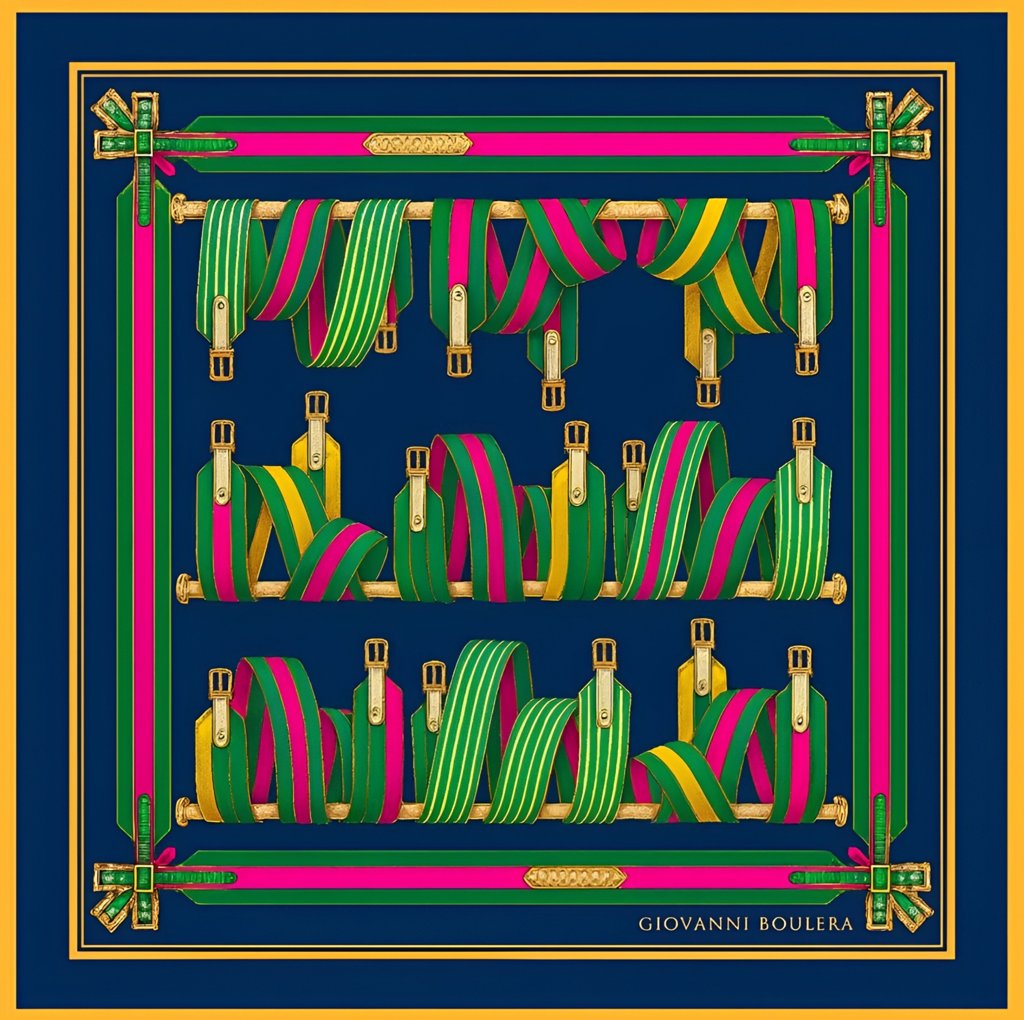 Giovanni Boulera Silk Scarf