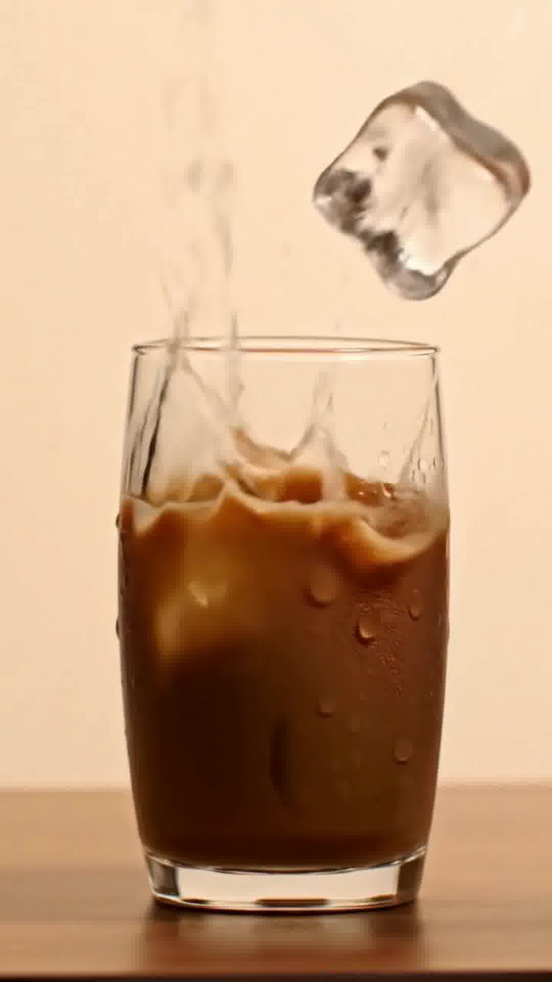 Iced Coffee Love Stock Footage (1080P HD)