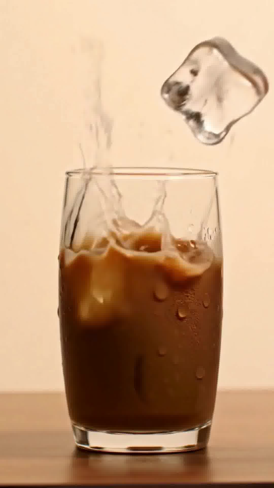 Iced Coffee Love Stock Footage (1080P HD)
