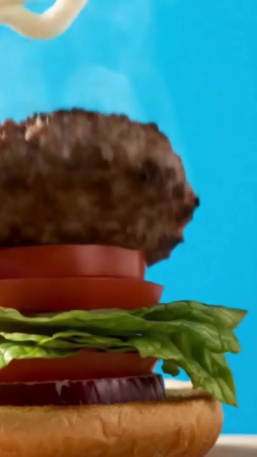 Sizzling Burger Stock Footage (1080P HD)