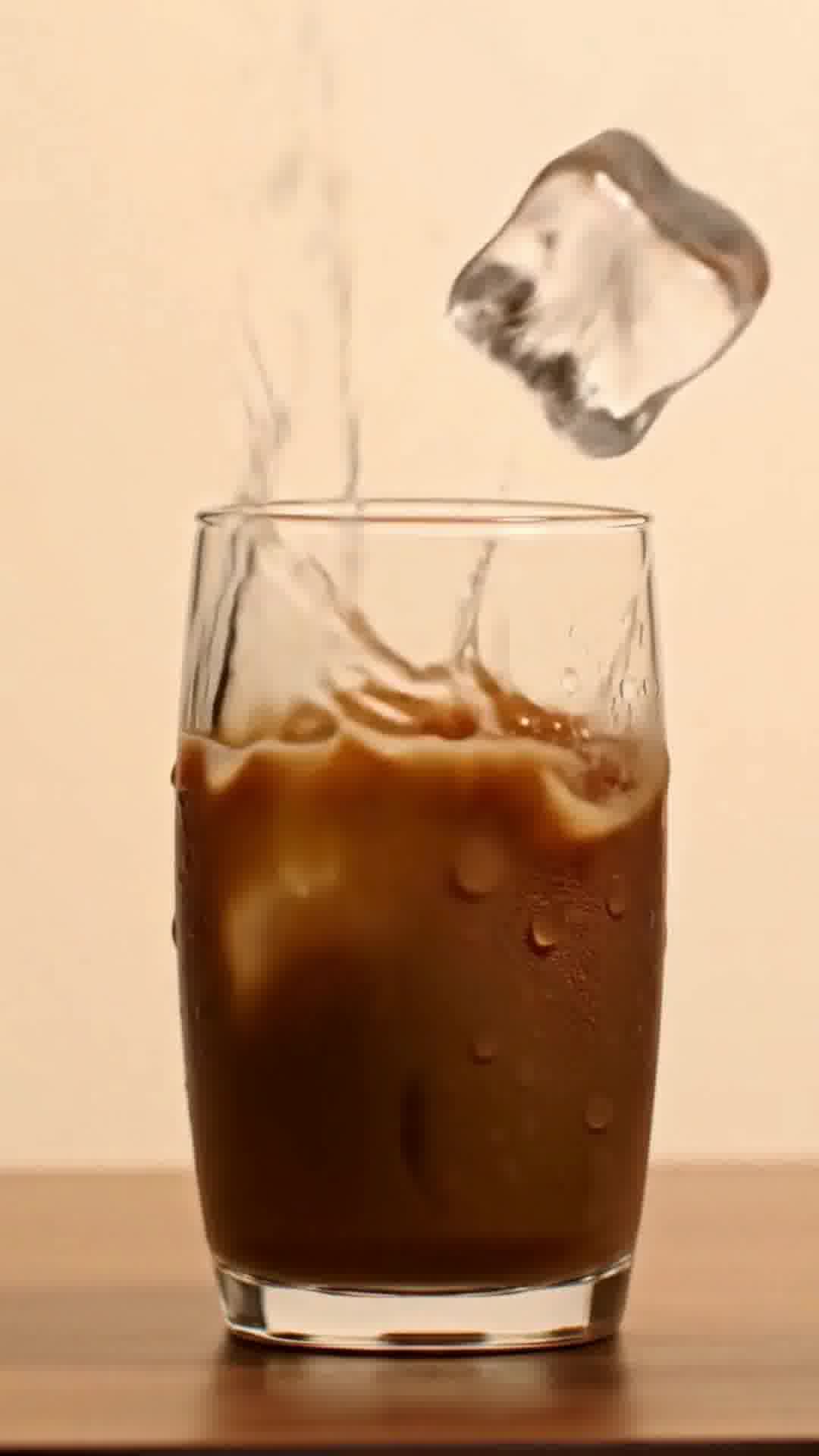 Iced Coffee Love Stock Footage (1080P HD)