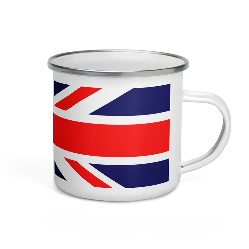 United Kingdom British Flag Enamel Mug