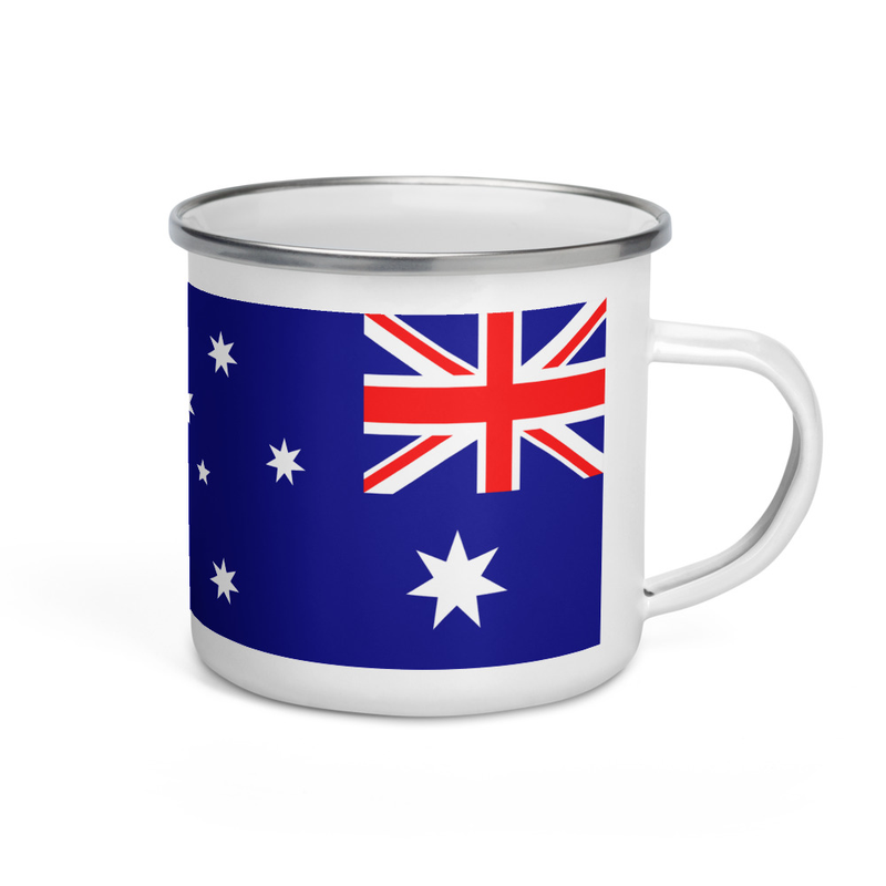 Australia Flag Enamel Mug