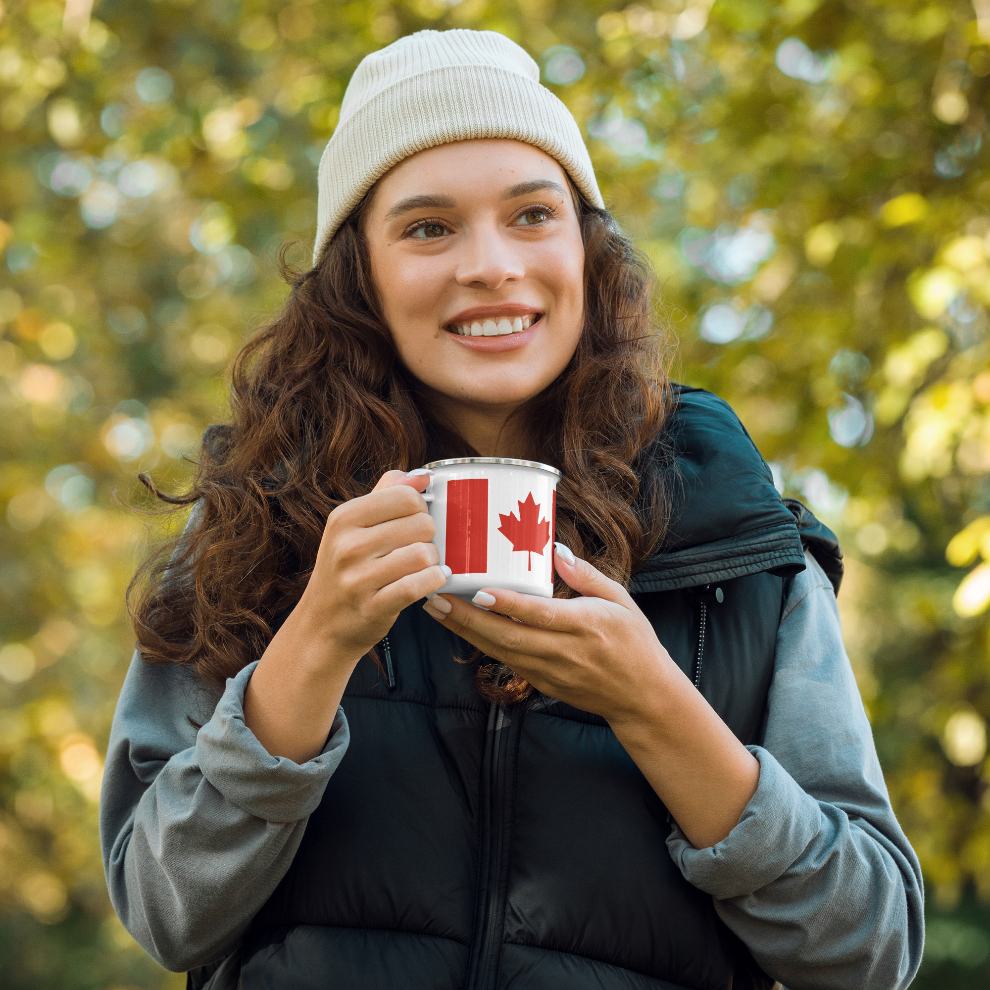 Canada Flag Enamel Mug