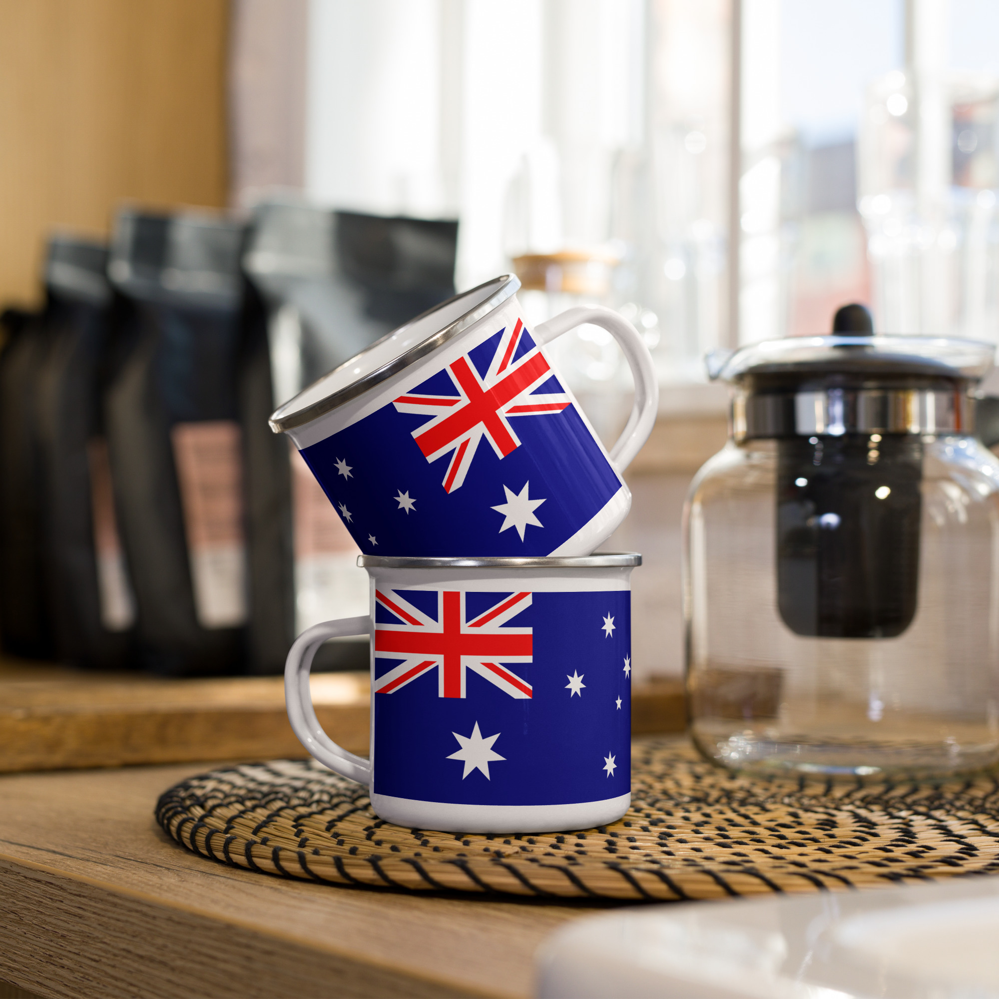 Australia Flag Enamel Mug
