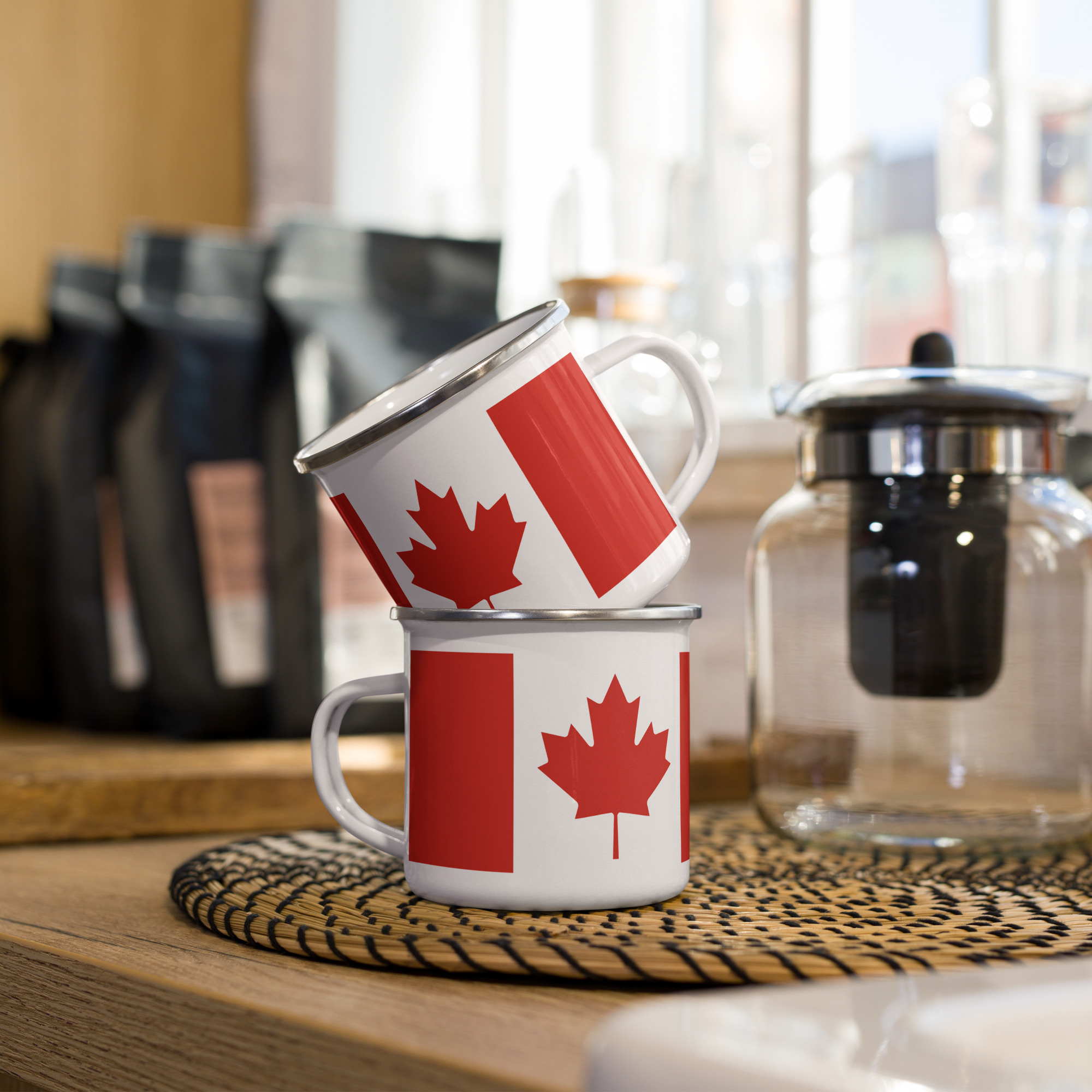 Canada Flag Enamel Mug