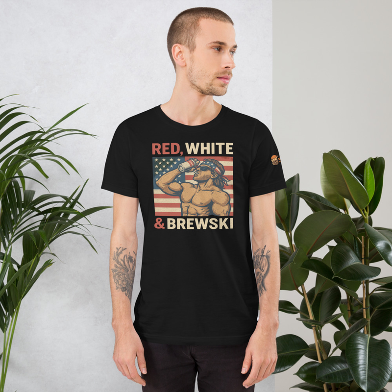 Red, White and Brewski Premium Tee
