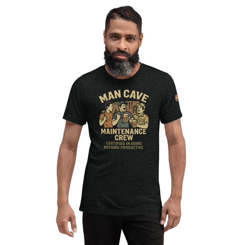 Man Cave Premium Tri-Blend T-Shirt